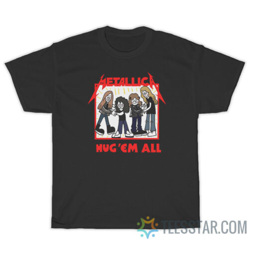 Metallica Hug'em All Cartoon T-Shirt