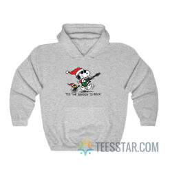 Tis The Season To Rock Peanuts Snoopy Hoodie