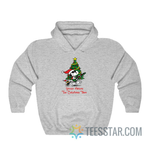 Snoopy Rockin Around The Christmas Tree Hoodie