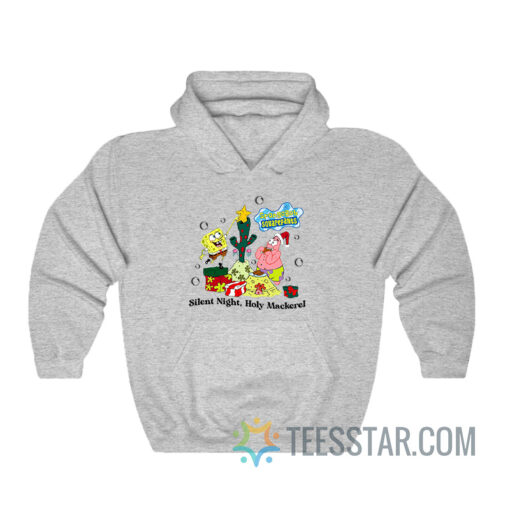 Spongebob Squarepants Silent Night Holy Mackerel Hoodie