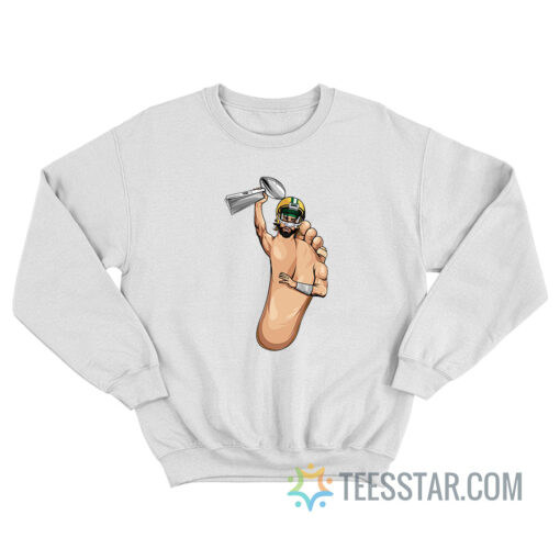 Aaron Rodgers Covid Toe 19 Sweatshirt