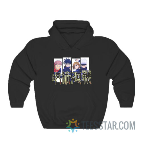 Jujutsu Kaisen Friends Gojo Megumi Yuji Nobara Hoodie