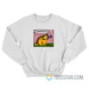 Smoking Garfield Sweatshirt For Unisex