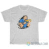 Detroit Lions Dan Campbell Biting Kneecaps T-Shirt