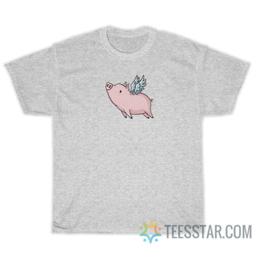 Flying Pig T-Shirt For Men And Women