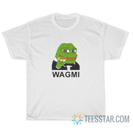 Wagmi Cheers Pepe The Frog T-Shirt