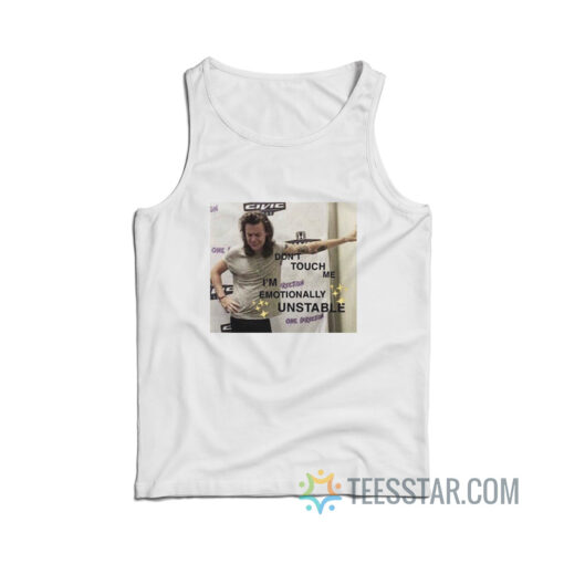 Harry Unstable Meme – Don’t Touch Me Tank Top