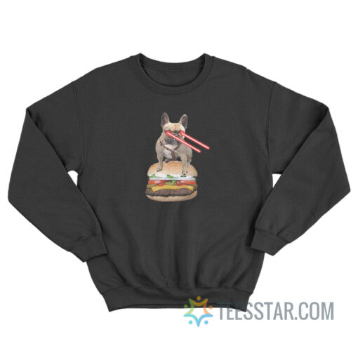 James Gunn's Laser Bulldog Hamburger Sweatshirt