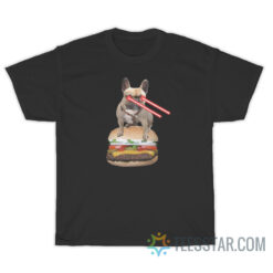 James Gunn's Laser Bulldog Hamburger T-Shirt