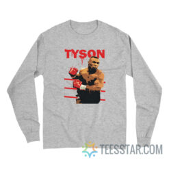 MIKE TYSON Red Splash Poster Long Sleeve