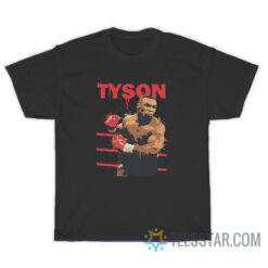 MIKE TYSON Red Splash Poster T-Shirt