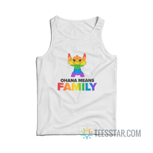 Stitch Ohana Means Family Tank Top