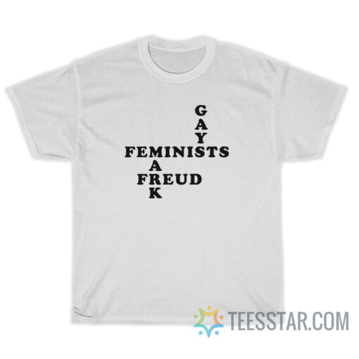 Robin Wood Gays Feminists Mark Freud T-Shirt