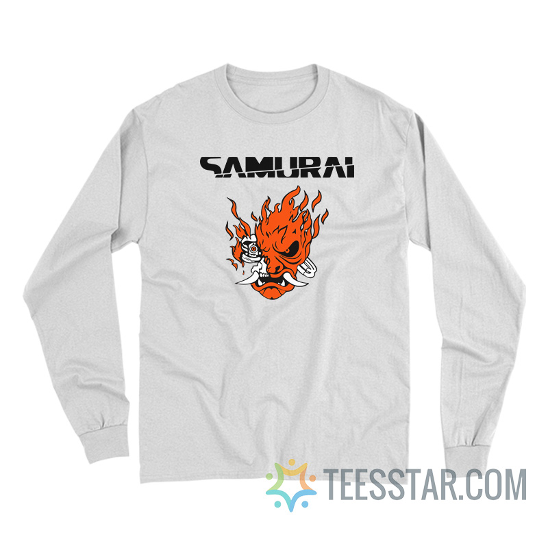 Cyberpunk 2077 Samurai Logo Long Sleeve - Teesstar.com