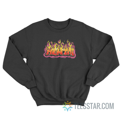 Hentai Graffiti Flames Sweatshirt