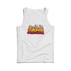 Hentai Graffiti Flames Tank Top