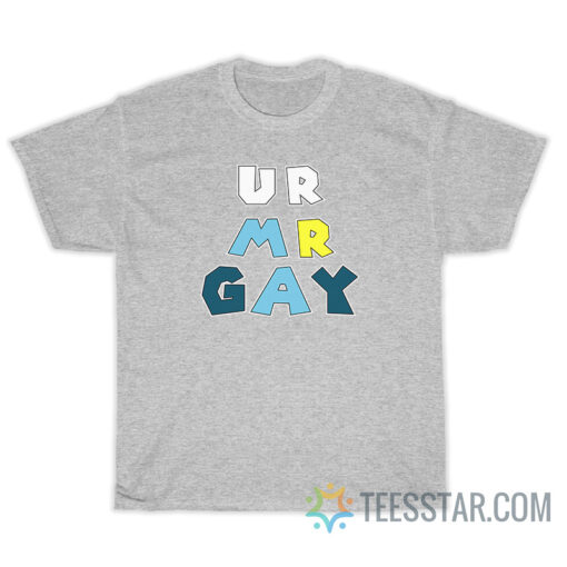 U R Mr Gay Super Mario Galaxy T-Shirt