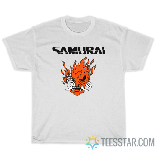 Cyberpunk 2077 Samurai Logo T-Shirt