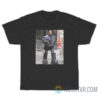 Kanye West's Huge Black Balenciaga Boots T-Shirt