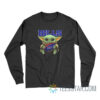 Baby Yoda Bills Mafia Football Long Sleeve