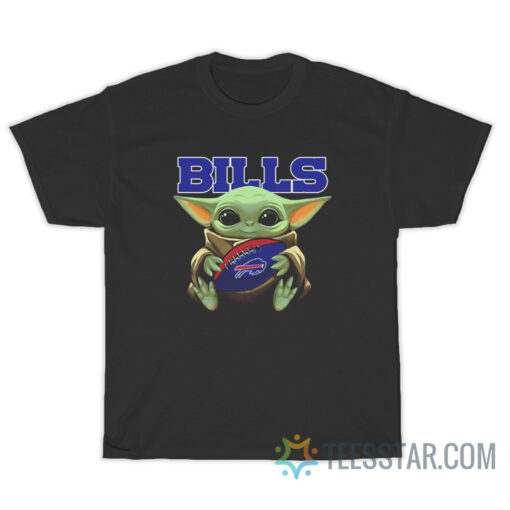 Baby Yoda Bills Mafia Football T-Shirt