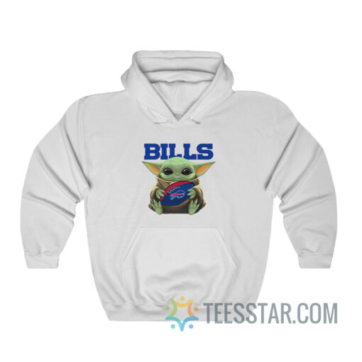 Baby Yoda Bills Mafia Football Hoodie