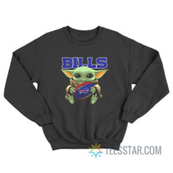 Baby Yoda Bills Mafia Football Sweatshirt