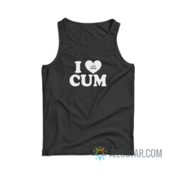 I Luv Cum Left Hand Tank Top