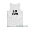 I Luv Cum Left Hand Tank Top