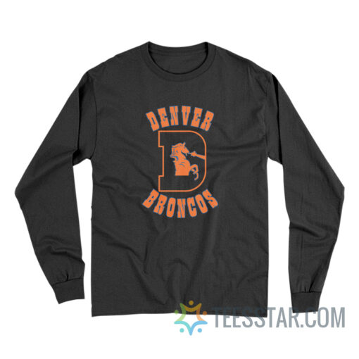 John Elway's Vintage Denver Broncos Long Sleeve