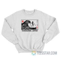 Kanagawa Wave Surfing Skeleton Sweatshirt