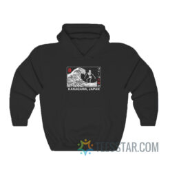 Kanagawa Wave Surfing Skeleton Hoodie