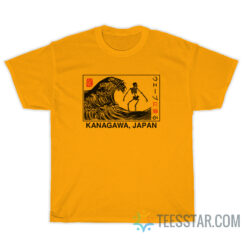 Kanagawa Wave Surfing Skeleton T-Shirt