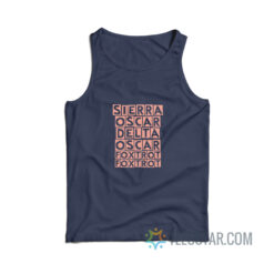 Sod Off - Sierra Oscar Delta Oscar Foxtrot Tank Top