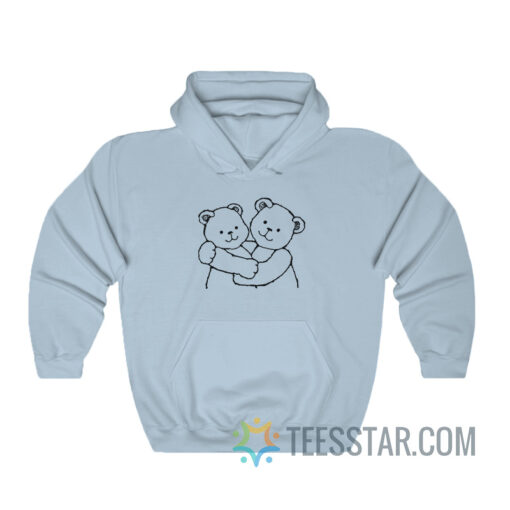 Two Friends Hugging Hoodie