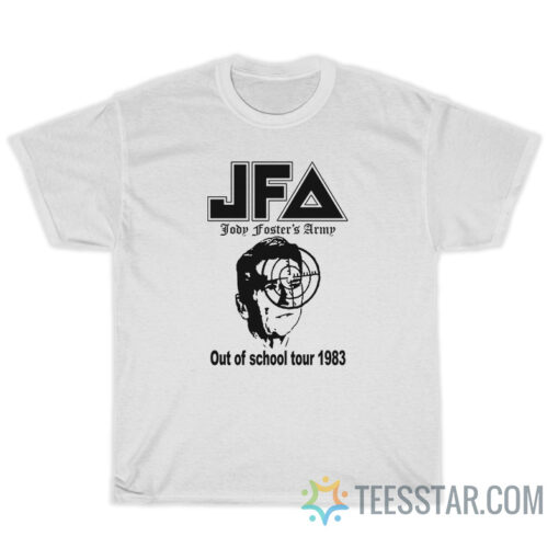 JFA Jody Foster's Army Out Of School Tour 1983 T-Shirt