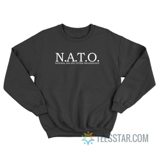 NATO National Ass And Titties Organization Sweatshirt