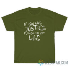 If You Are Justice Please Do Not Lie T-Shirt