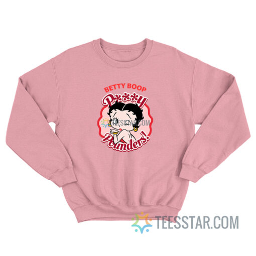 Betty Boop Pussy Pounders Sweatshirt