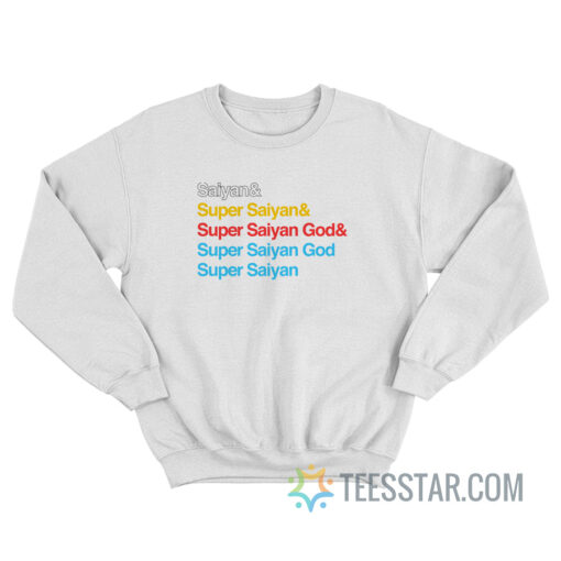 Saiyan Super Saiyan God Sweatshirt