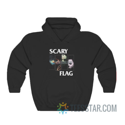 Scary Flag Black Flag Parody Hoodie