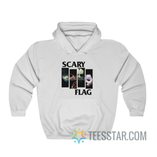 Scary Flag Black Flag Parody Hoodie