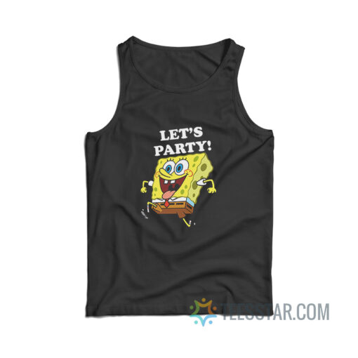 SpongeBob SquarePants Let's Party Tank Top