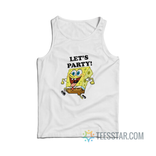 SpongeBob SquarePants Let's Party Tank Top