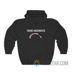 Trans-Vaccinated Rainbow Hoodie