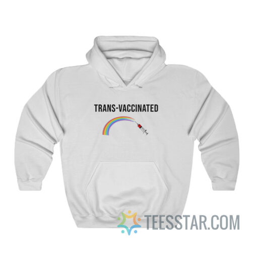 Trans-Vaccinated Rainbow Hoodie