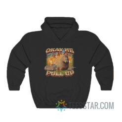 Okay He Pull Up Capybara Hoodie