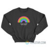 Smile if You're Dead Inside Rainbow Sweatshirt