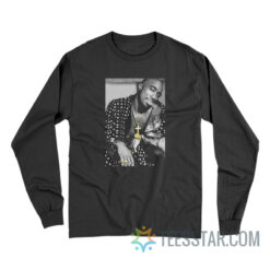 Tupac With Gold Chain Long Sleeve