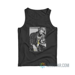 Tupac With Gold Chain Tank Top